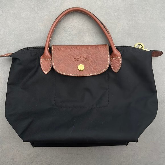 Small longchamp black bag - Picture 1 of 5